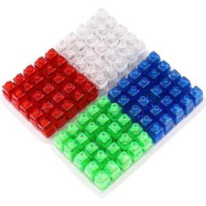 100 Pack LED Finger Lights, Flashing Light Up Rings Bulk Party Favors